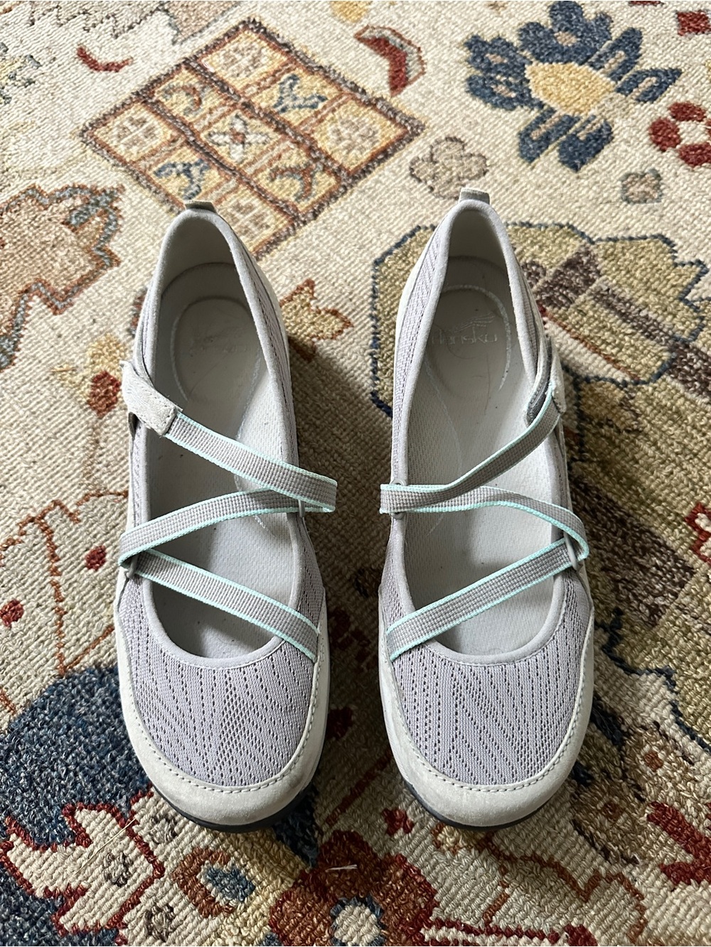 Dansko Hilda Mary Jane Grey Suede sz 39